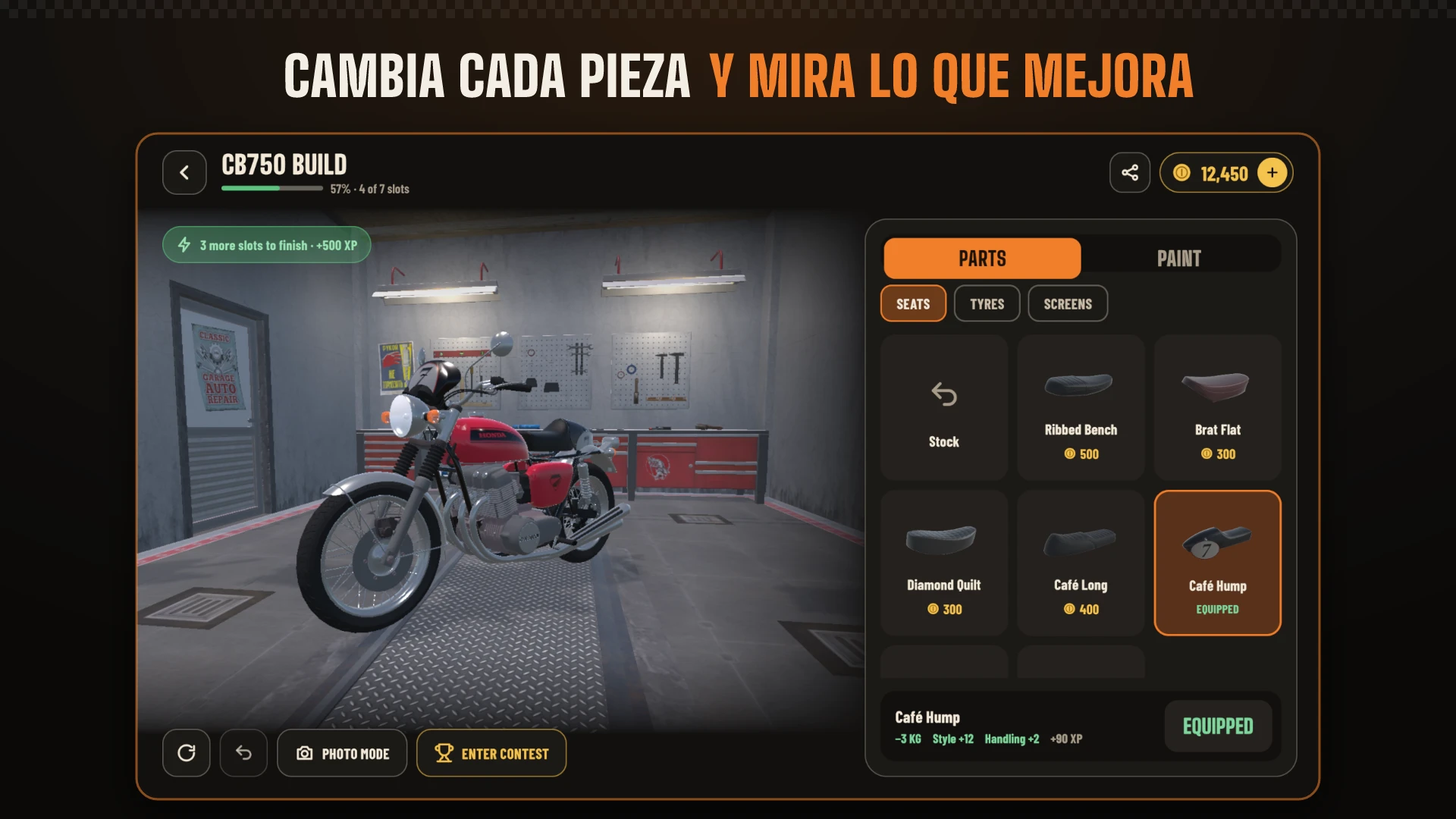 Cambia cada pieza y mira lo que mejora