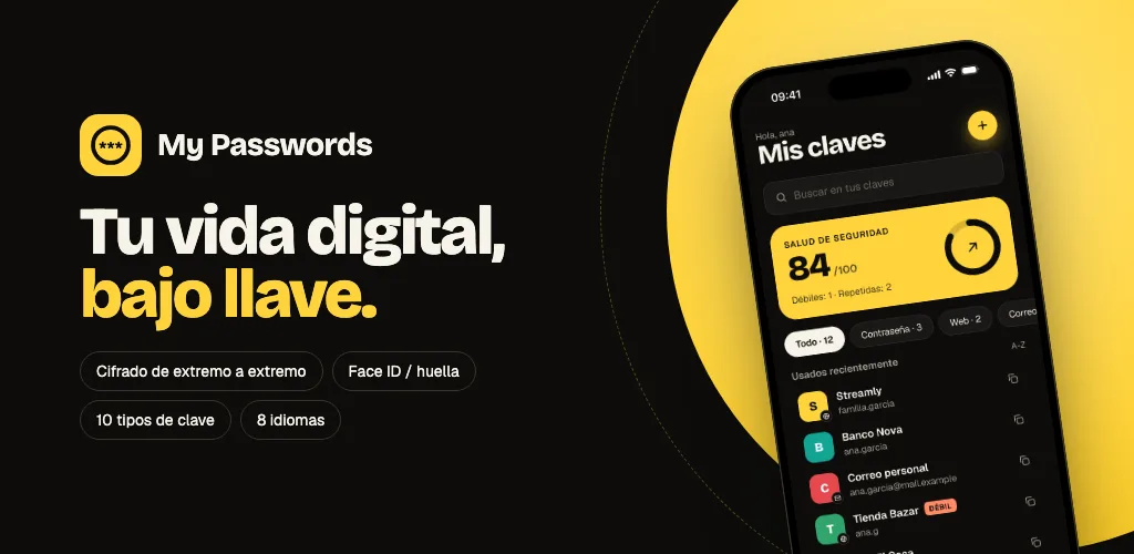 My Passwords: tu vida digital, bajo llave